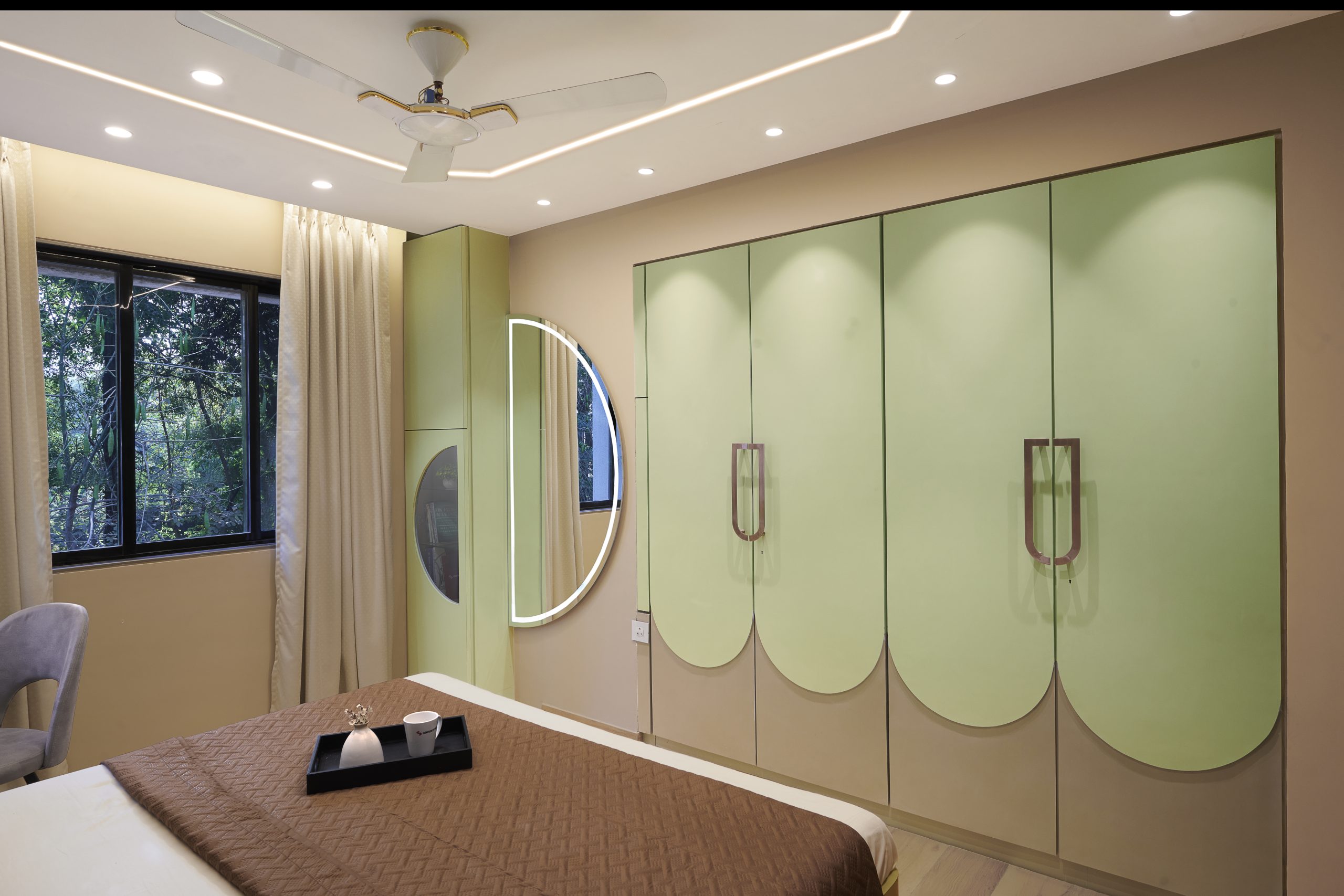 Wardrobe and dressing area